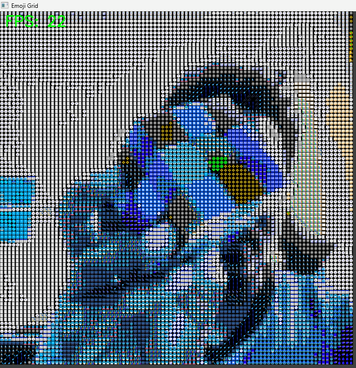 Emoji Shader - Real-time Video Mosaic